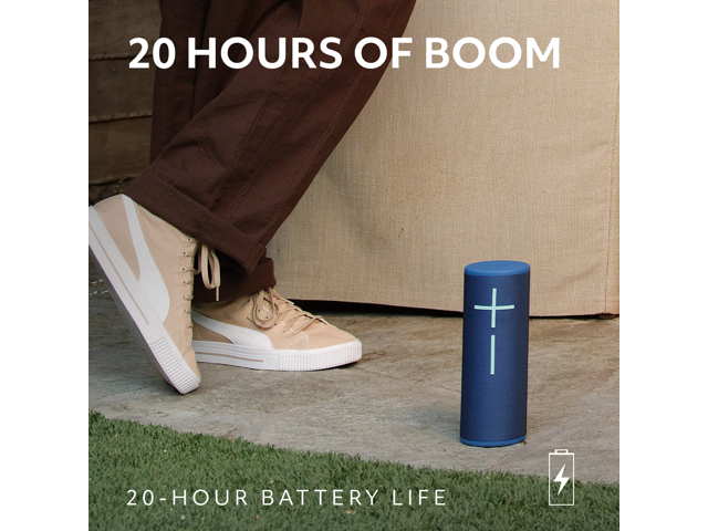 Ultimate Ears - MEGABOOM 4 Portable Wireless Bluetooth Speaker with Waterproof, Dustproof and Floatable design - Raspberry Red - image 3