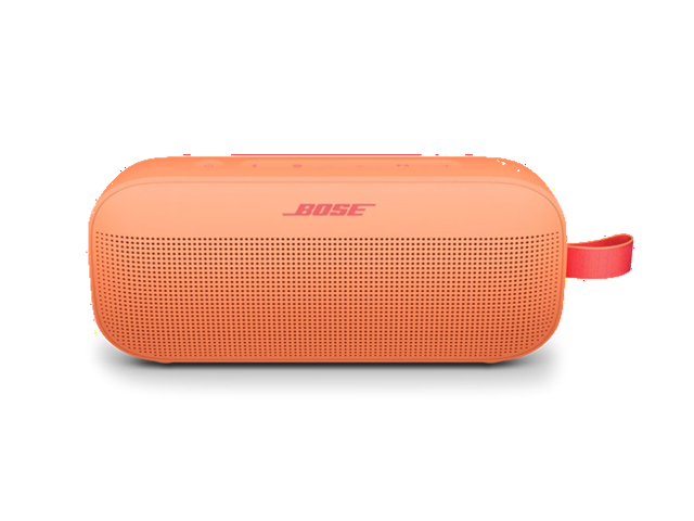 Bose SoundLink Flex (2nd Gen) Portable Bluetooth Speaker with Waterproof/Dustproof Design - Sunset Peach