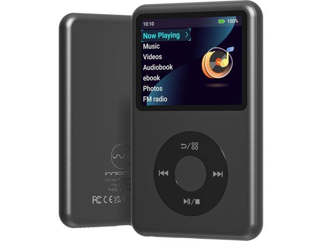 MP3 Player with Bluetooth 128GB Portable Music Digital Players Supports Playlist Audiobook Video Nice Gadget for Kids Black
