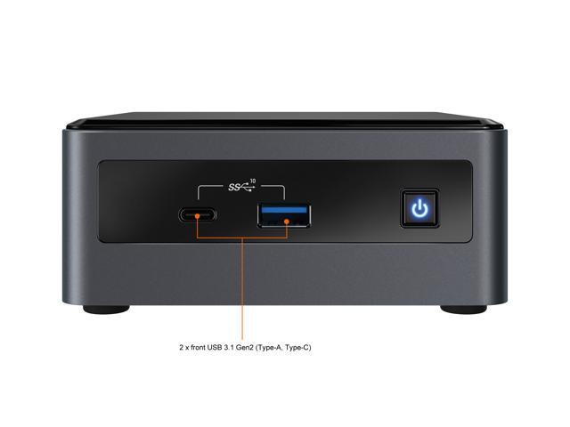 Intel NUC 10 BXNUC10i3FNHN1 Mini / Booksize Barebone System - Intel Core i3-10110U CPU Installed - Tall