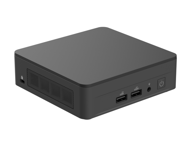 ASUS NUC 13 PRO RNUC13ANKI70000UI Black Barebone slim Kit with Intel Core i7-1360P, Single Unit - Memory and Storage Sold Separately)