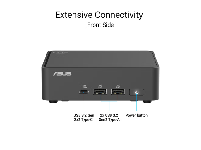 Asus NUC 15 Pro RNUC15CRKV50000U Black Barebone System