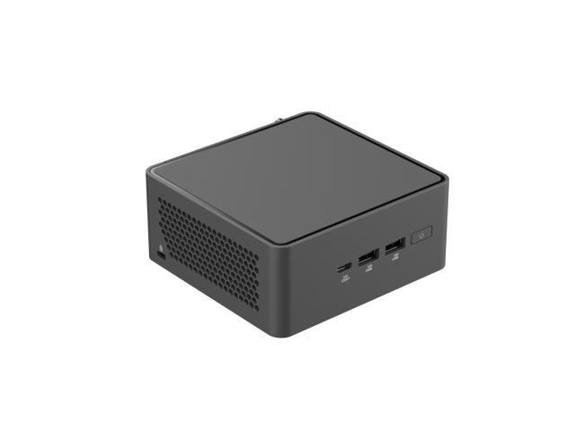 ASUS NUC 15 Pro Tall Barebone Kit Mini PC with Intel Series 2 Core 7 240H, 2x DDR5 SO-Dimm Slots, Dual Storage Design, Thunderbolt 4, Wi-Fi 7, ...