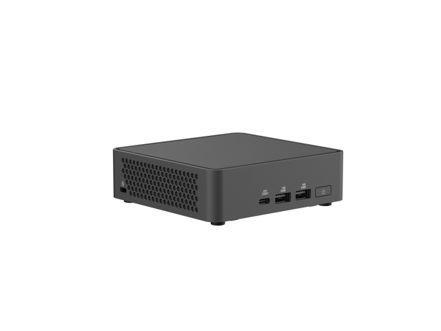 ASUS NUC 15 Pro Slim Barebone Kit Mini PC with Intel Series 2 Core 7 240H, 2x DDR5 SO-Dimm Slots, Dual Storage Design, Thunderbolt 4, Wi-Fi 7, ...