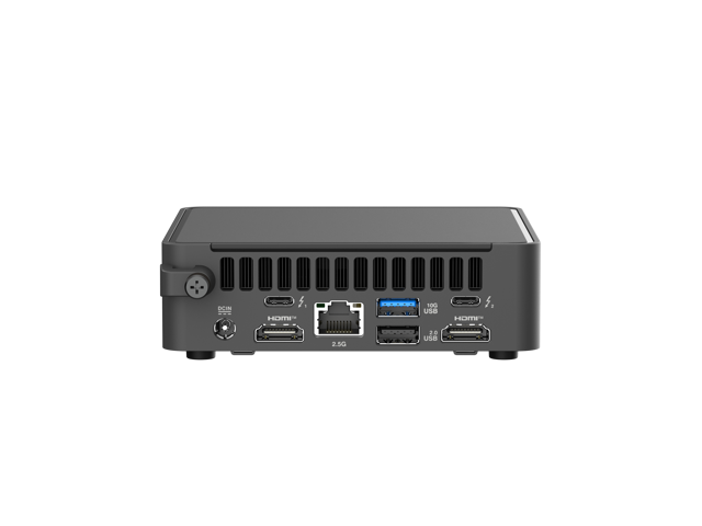 ASUS NUC 15 Pro Slim Barebone Kit Mini PC with Intel Series 2 Core 7 240H, 2x DDR5 SO-Dimm Slots, Dual Storage Design, Thunderbolt 4, Wi-Fi 7, ...
