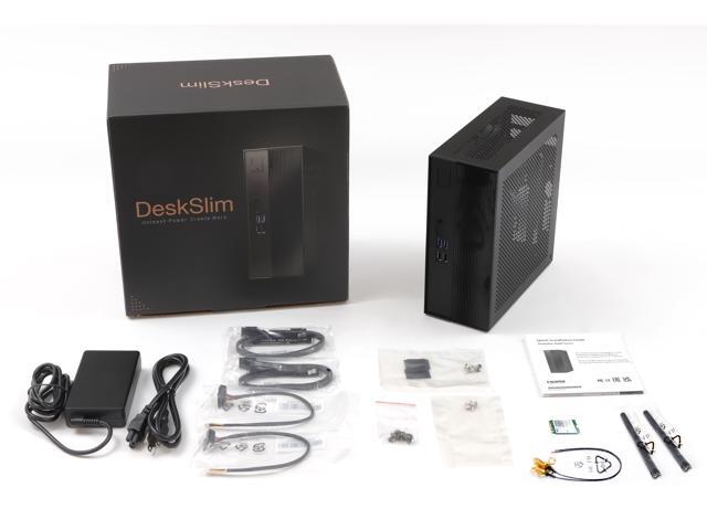 ASRock DeskSlim X600W Barebone System supports AMD Socket AM5 Ryzen 9000 & 8000 & 7000 Series Processors, up to 120W, support 4 x DDR5 DIMMs, up to...