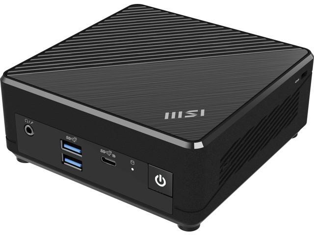MSI Cubi N ADL Ultrasmall PC, Intel Celeron N100, WiFi AC9462, BT 5, Duel LAN, Black, Non-OS (ADL-020BUS)
