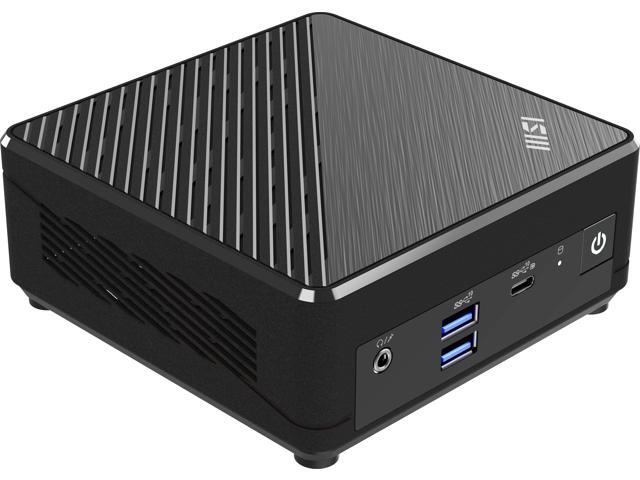 MSI Cubi N ADL Ultrasmall PC, Intel Celeron N100, WiFi AC9462, BT 5, Duel LAN, Black, Non-OS (ADL-020BUS)
