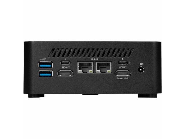 MSI Cubi NUC 13MQG 202BUS Mini Barebone PC, Intel Core i7-1365U vPro Enterprise, ( windows os, RAM, HDD are not included) Cubi13MQG202B