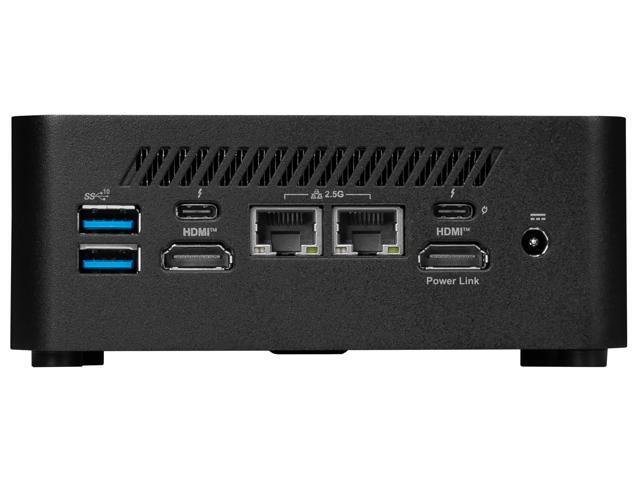 MSI Cubi NUC 1M CUBI NUC 1MG-276BUS Barebone Mini PC with Intel Core 5 120U Intel Graphics Dual 2.5G LAN,Dual HDMI