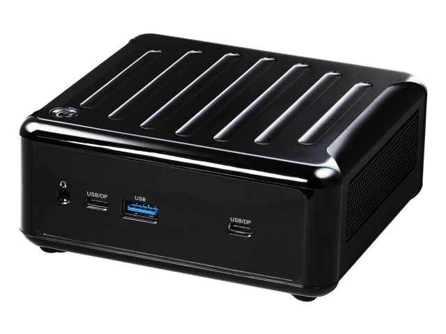ASRock Industrial NUC BOX-1340P/D5 Black Barebone Systems - Mini-PC (13th Gen Intel CPU, support Quad display, USB 4)