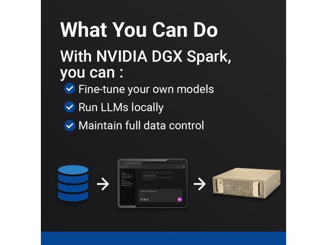 DGX Spark - NVIDIA GB10 Grace Blackwell Superchip, 128 GB LPDDR5x, ARM Processor, 4 TB NVME M.2 SSD Storage - Gold - image 5