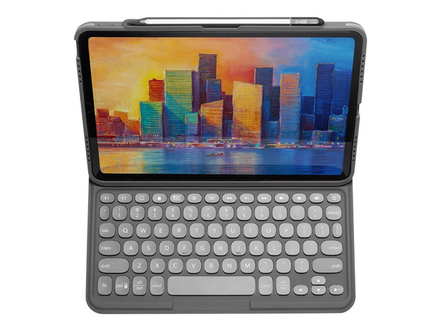 ZAGG Pro Keys Wireless Keyboard & Detachable Case for Apple iPad Pro 12.9' (3rd Gen. 2018, 4th Gen. 2020, 5th Gen. 2021), Black
