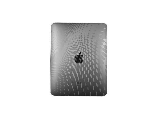iLuv iCC802PNK Flexi-Clear(TPU) Case with Dot Wave Pattern for iPad - Pink Pink