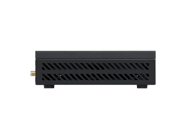 Ultraslim computer with 12th Gen Intel Core processors, fan-less chassis for 15W CPU, 4K triple-display support, dual LAN, dual COM ports, PCIe...
