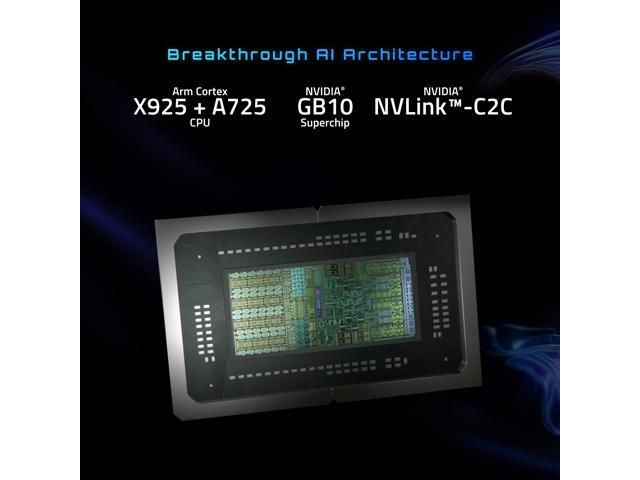 GIGABYTE AI TOP ATOM Personal AI Supercomputer, Arm Cortex-X925 + Cortex A725, NVIDIA Blackwell Architecture, 128GB LPDDR5X, 4TB PCIe 5.0 NVMe SSD,...