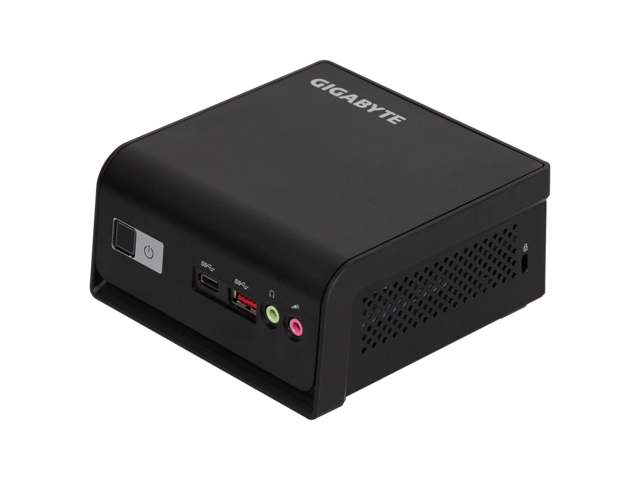 GIGABYTE GB-BTIP-N150 Black Ultra Compact Mini PC system, Intel Processor N150, 4C, 6W, 8GB DDR5 Memory, 256GB SSD.
