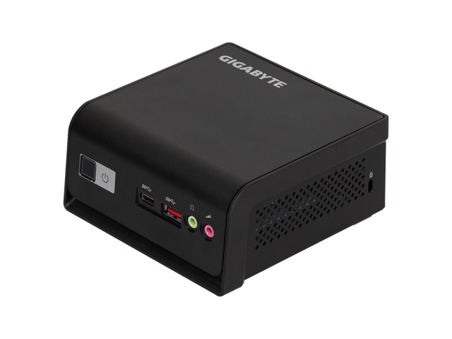 GIGABYTE GB-BTIP-N250 Black Ultra Compact Mini PC, Intel Processors N250, 4C, up to 3.8 GHz, 1 x 262Pin SO-DIMM DDR5 4800, 8GB DDR5 Memory, 256GB...