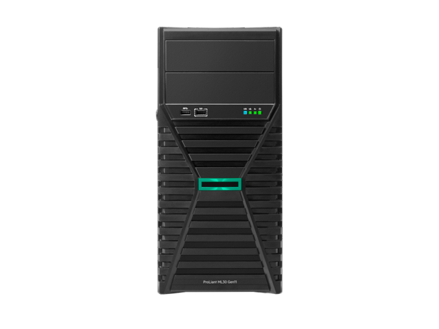 HPE ProLiant ML30 Gen11 6325P 3.5GHz 4-Core 1P 1x32GB 4LFF MR216i-p 1GbE 2x2TB SATA HDD 1x500W PS Tower Server