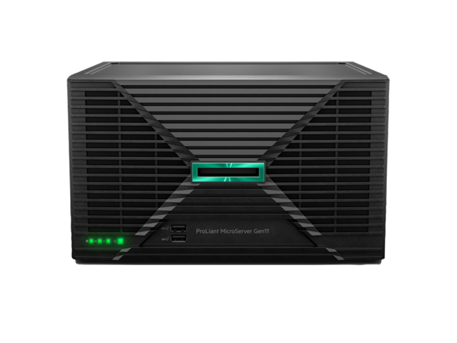 HPE ProLiant MicroSvr Gen11 6315P 2.8GHz 4-Core 1x16GB 4LFF-NHP iLO KIT 1GbE 1x180W PS Micro Server