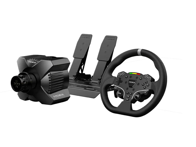 Moza Racing - R3 Direct Drive Sim Racing Bundle with 3.9Nm of force for PC (Pedals, Wheelbase, Wheel) - Black - image 4