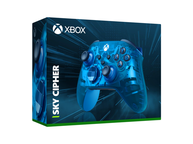 Microsoft - Xbox Wireless Controller for Xbox Series X, Xbox Series S, Xbox One, PCs, and Cloud-Enabled Devices - Sky Cipher Special Edition - image 9