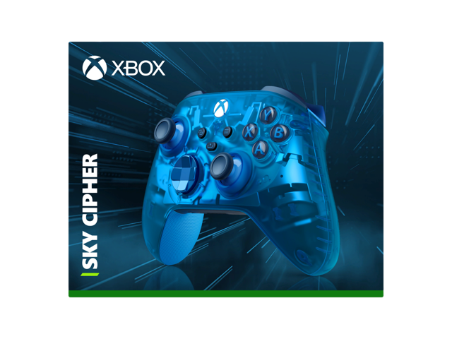Microsoft - Xbox Wireless Controller for Xbox Series X, Xbox Series S, Xbox One, PCs, and Cloud-Enabled Devices - Sky Cipher Special Edition - image 11