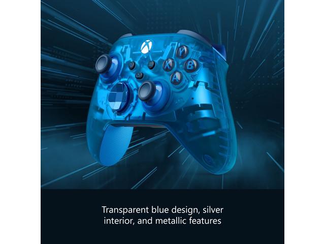 Microsoft - Xbox Wireless Controller for Xbox Series X, Xbox Series S, Xbox One, PCs, and Cloud-Enabled Devices - Sky Cipher Special Edition - image 3