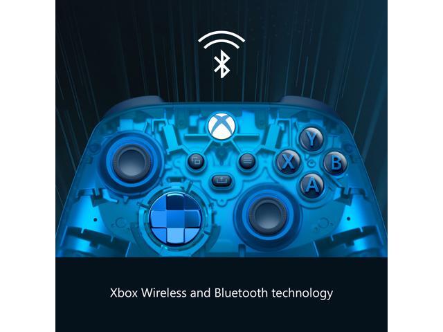 Microsoft - Xbox Wireless Controller for Xbox Series X, Xbox Series S, Xbox One, PCs, and Cloud-Enabled Devices - Sky Cipher Special Edition - image 6