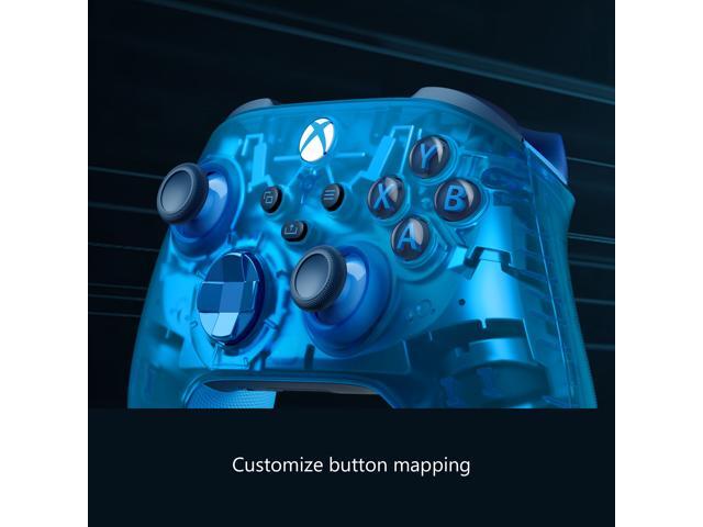 Microsoft - Xbox Wireless Controller for Xbox Series X, Xbox Series S, Xbox One, PCs, and Cloud-Enabled Devices - Sky Cipher Special Edition - image 7