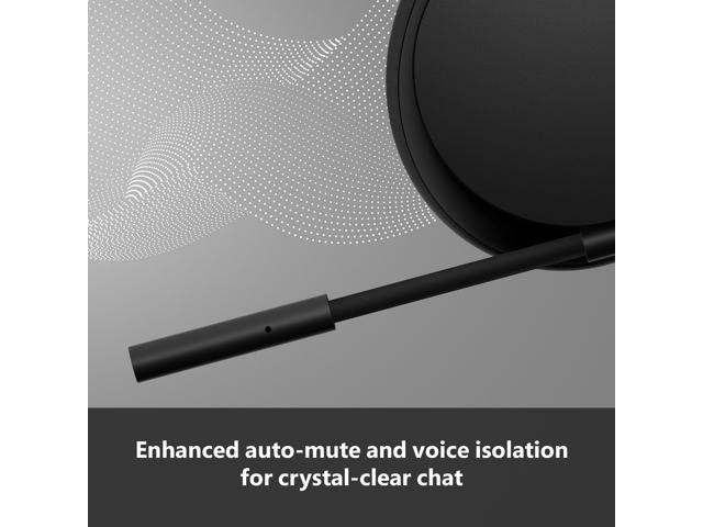 Microsoft - Xbox Bluetooth Wireless Gaming Over-the-Ear Headset for Xbox Series, Xbox Series S, Xbox One, and Windows 10|11 - Black - image 3