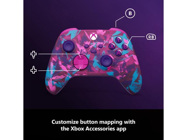 Microsoft - Xbox Wireless Controller for Xbox Series X, Xbox Series S, Xbox One, PCs, and Cloud-Enabled Devices - Heart Breaker Special Edition - image 8