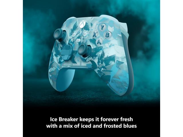 Microsoft - Xbox Wireless Controller for Xbox Series X, Xbox Series S, Xbox One, PCs, and Cloud-Enabled Devices - Ice Breaker Special Edition - image 3