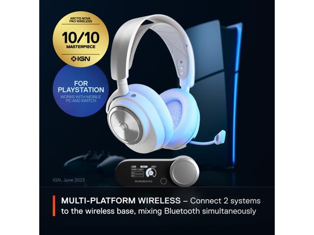 SteelSeries - Arctis Nova Pro Wireless Multi Gaming Headset for PS5, PS4, PC, Switch - White - image 7