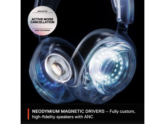 SteelSeries - Arctis Nova Pro Wireless Multi Gaming Headset for PS5, PS4, PC, Switch - White - image 8