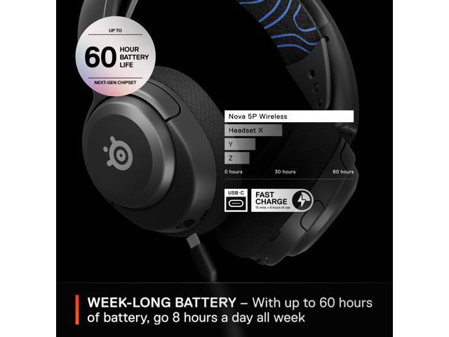 SteelSeries - Arctis Nova 5P Wireless Gaming Headset for PS5, PS4 - Black - image 11