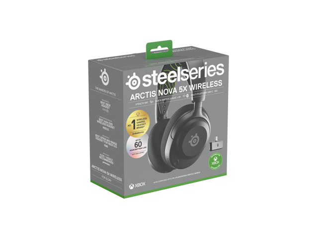SteelSeries - Arctis Nova 5X Wireless Gaming Headset for Xbox Series X|S, Xbox One - Black - image 6