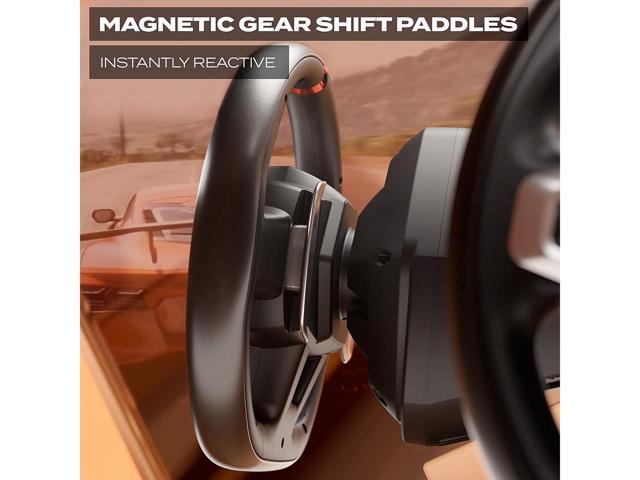 Thrustmaster - T248 Racing Wheel & Magnetic Pedals w/Hybrid Drive Force Feedback for Xbox Series X|S, Windows - Black - image 7
