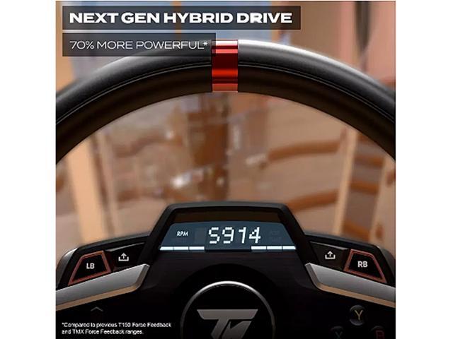 Thrustmaster - T248 Racing Wheel & Magnetic Pedals w/Hybrid Drive Force Feedback for Xbox Series X|S, Windows - Black - image 9