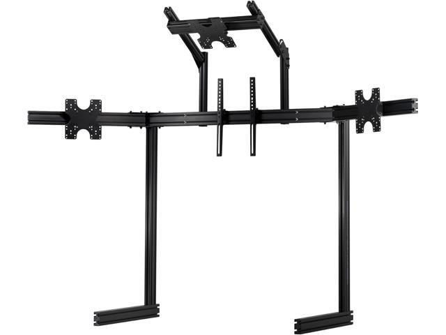Next Level Racing Elite Freestanding Complete Quad Monitor Stand - Black (NLR-E037)