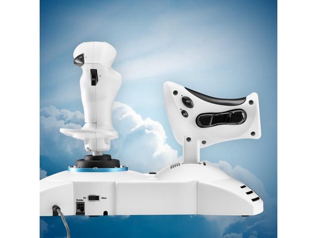 Thrustmaster - Hotas One Microsoft Flight Edition Joy Stick for Xbox One, Xbox X|S, Windows - White - image 4
