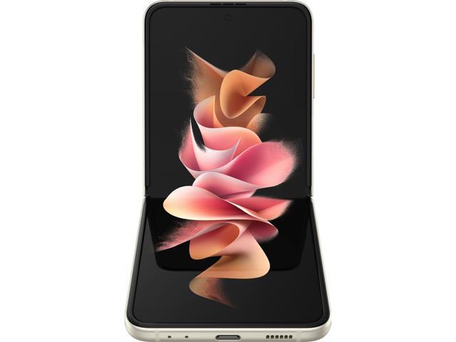 Samsung Galaxy Z Flip 3 5G 128GB Unlocked Cell Phone Cream