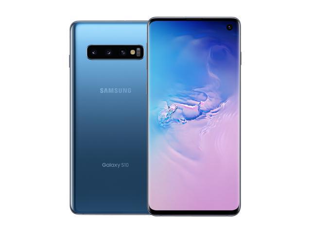 Samsung Galaxy S10 4G LTE Unlocked Cell Phone 6.1' Infinity Display Prism Blue 8GB RAM