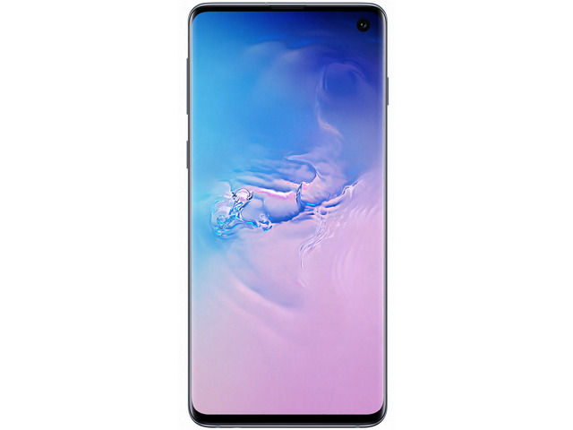 Samsung Galaxy S10 4G LTE Unlocked Cell Phone 6.1' Infinity-O Display Prism Blue 128GB 8GB RAM, Canada Warranty