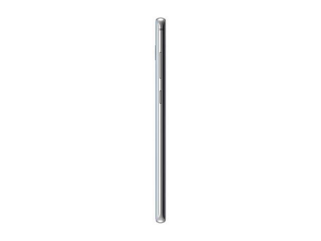 Samsung Galaxy S10+ 4G LTE Unlocked Cell Phone 6.4' Infinity-O Display Prism White 128GB 8GB RAM, Canada Warranty