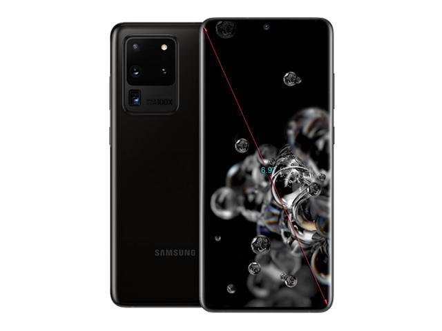 Samsung Galaxy S20 Ultra 5G SM-G988UZKAXAA 5G Unlocked Cell Phone 6.9' Cosmic Black 12GB RAM