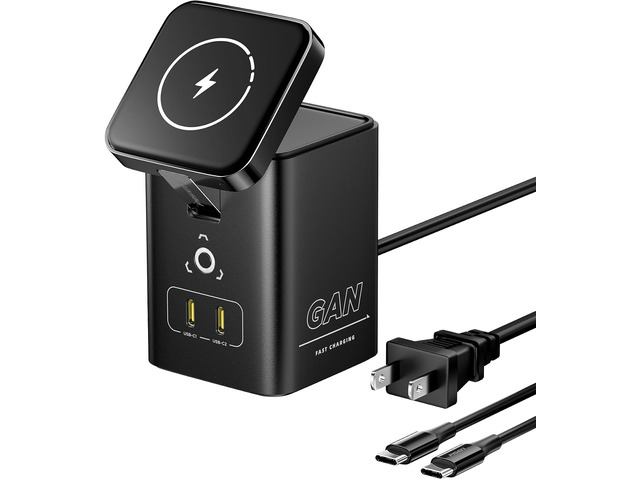 PISEN 45W GaN Desktop Magstation Charger TP-C25-Black