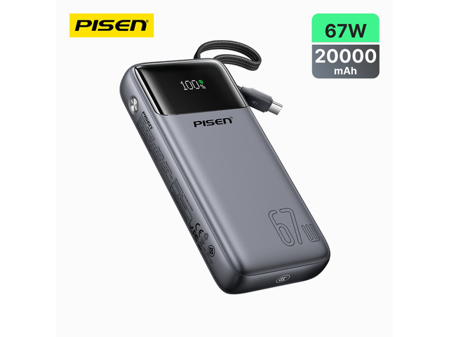 PISEN Bolt 67W 20000mAh Power Bank