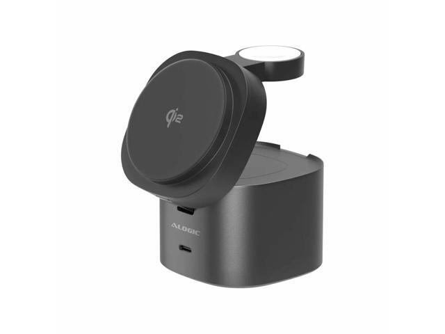 Alogic PowerPod 4-in-1 Qi2 Fast Wireless Charging Stand - AL41WCPO-BK