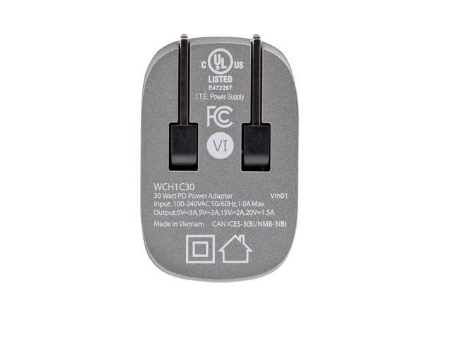 StarTech. com WCH1C30 30W USB-C Wall Charger